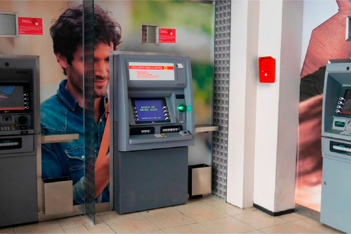 Intercomunicadores para zona de cajeros automticos en bancos
